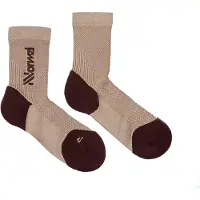 Nnormal - Trail running tøj - Merino Sock Beige til UnisexUld - Størrelse M