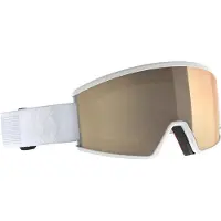 SCOTT - Skibriller - Ambit Compact LS Mineral White AMP LS Bronze Chrome S1-3 til UnisexSilikone - Hvid
