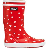 Aigle Boots 'Lolly Pop Play Unisex' rød / sort / hvid