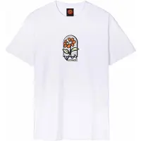 Santa Cruz Bluser & t-shirts 'DELFINO FLOWER GUY T-SHIRT' hvid