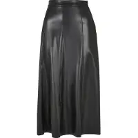 Urban Classics Synthetic Leather Midinederdel