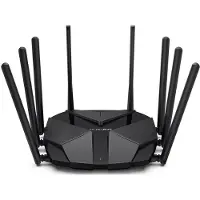 Mercusys MR90X, Wi-Fi 6 (802.11ax), Dual-band (2,4 GHz / 5 GHz), Ethernet LAN, Sort, Bordplade router