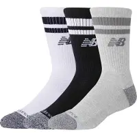New Balance Active Lifestyle Striped Crewsokker Assorteret