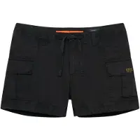 Superdry Superdrytil kvinder. W7110467A Cargo shorts Hot sort (M), Casual, Bomuld