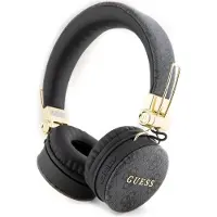 GUESS Pu Leather 4g Metal Logo Trådløse Hovedtelefoner
