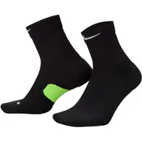 Nike Running - Trail running tøj - U Midweight Run Midcrew Socks Black Smoke Grey White til Unisex - Størrelse 35-37,5 - Sort