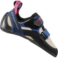 La Sportiva - Klatresko - Katana Woman White/Storm Blue til UnisexUld - Størrelse 36,5 - Hvid