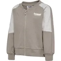 Hummel Sweatjakke taupe / grå-meleret / hvid