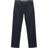 Superdry Superdrytil mænd. M7010887A Navy Vintage Slim Straight Jeans (31/32), Casual, Bomuld, Denim, Blå
