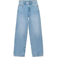 Superdry Superdrytil kvinder. W7011262A Jeans High Rise Wide Leg blå (30/30), Casual, Bomuld, Denim