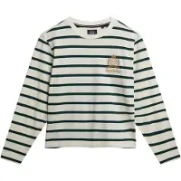 Superdry Superdrytil kvinder. W6012109A Country Club T-shirt hvid (XL), Casual, Bomuld, Lange ærmer