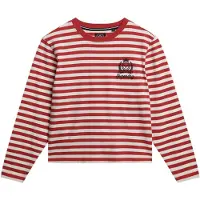 Superdry Superdrytil kvinder. W6012109A Country Club T-shirt rød (M), Casual, Bomuld, Lange ærmer