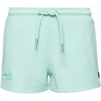 Superdry Superdrytil kvinder. W7110388A Strikkede shorts med grønt broderet Vintage-logo (M), Casual, Bomuld, Bæredygtig