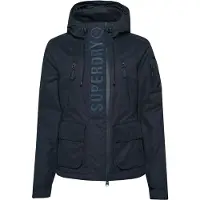 Superdry Superdrytil kvinder. W5011154A Windbreaker-jakke SD-Wind i mikrofiber Ultimate Navy (XS), Casual, Polyester, Blå