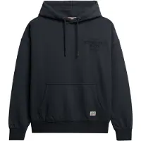 Superdry Superdrytil kvinder. W2012575A Luxe Casual Relaxed hættetrøje marineblå (M), Bomuld