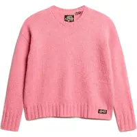 Superdry Superdrytil kvinder. W6110567A Essential Sweater lyserød (L), Casual, Pink, Akryl