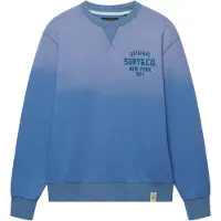 Superdry Superdrytil mænd. M2014563A Blå Block Text-sweatshirt (S), Casual, Bomuld