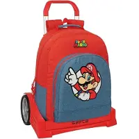 Safta Evolution Super Mario 20.1l Rygsæk Med Hjul