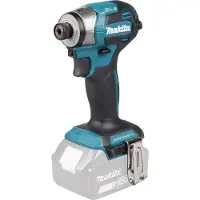 Makita DTD173Z, Slagnøgle, Pistolhåndtag, 1/4, Sort, Blå, 3600 rpm, 1100 rpm