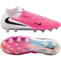Nike Phantom 6 Elite High Cut Ag-pro Breakout - Pink/hvid/sort - Kunstgræs (Ag), størrelse 42