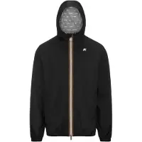 K-way K-waytil mænd. K5127QW Jakke Jack Stretch Dot sort (L), Casual, Polyester