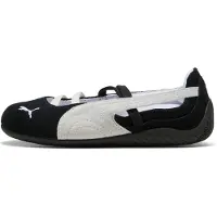 Puma Speedcat Ballet Flats Kids, Shoes, Black/White/Warm White, 33
