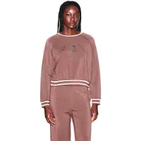 Armani Exchange A|X Armani Exchangetil kvinder. XW002072AF10804U6136 Brun sweatshirt med raglansnit (M), Casual, Elastin, Lange ærmer
