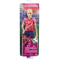 Mattel Soccer Doll, Mode dukke, Hunstik, 3 År, Pige, 296 mm, 120 g