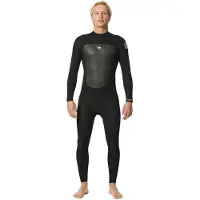 Rip Curl Omega 3/2 Mm Gb Steamer Langærmet Neopren-dragt Med Lynlås På Ryggen