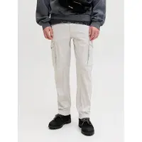 Jack & Jones Cargobukser 'JJIPAUL JJFLAKE' lysegrå