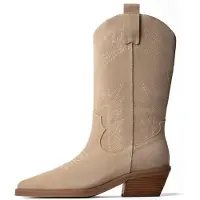 L37 HANDMADE SHOES Ankelstøvler 'HOLLY LEAVES' beige