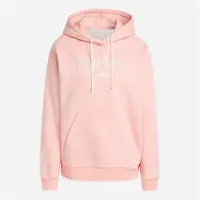 Adidas Dame grafisk løstsiddende hoodie Sem Pink Spark Mel