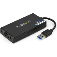 StarTech.com Startech USB 3.0 to HDMI Adapter, 4K 30Hz Ultra HD, DisplayLink Certified, USB Type-A to HDMI Display Adapter Converter for Monitor, External Video &