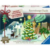 Ravensburger Puslespil - 24x54 Brikker - Julekalender - Christma - - OneSize - Puslespil