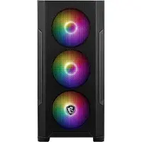 MSI MAG FORGE M100A mATX MIDI-kabinet med vindue, uden strømforsyning