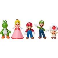 Nintendo Super Mario Bros Friends Mario Og Multipakkefigur 6 Cm