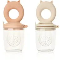 Liewood Food Feedere - Miranda - 2-pak - Tuscany Rose/Apple Blos - - OneSize - Food Feeder