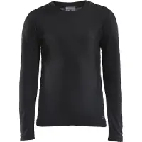 Craft - Skiundertøj børn - Core Warm Baselayer Set J Black til Unisex - Børnetoj Størrelse 122-128 cm - Sort