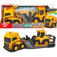 Dickie Toys Volvo Lastbil Med Gravemaskine Lys Og Lyd 32 Cm