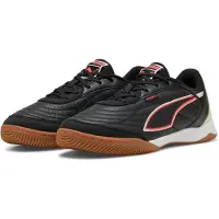 Puma PRESSING Futsal Boots Unisex, Women, Black/Ultra Red/White, 40