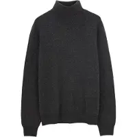 GOBI Cashmere Pullover 'Men's Essential Turtleneck Cashmere Sweater' antracit