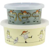 Pippi Cirkus snackbox 2-pak Multi