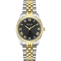 Régler Analogt ur 'Infinité Steel Bicolor Silver/Gold - Black' guld