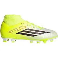 Adidas F50 Club Mid FxG Born For Goals - Gul/Sort/Rød Børn, størrelse 30½