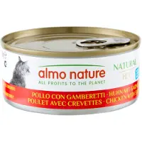 Almo Nature HFC Natural kylling med rejer vådfoder til katte (150 g)