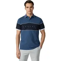 Hackett London Hackett Londontil mænd. HM5600192 Hs Multi-polo, blå (L), Casual, Bomuld, Korte ærmer