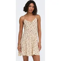 ONLY Sommerkjole 'ONLRilla' creme / jade / rød