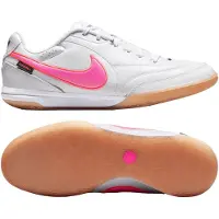Nike Tiempo Streetgato Prm Ic - Hvid/pink/sort - Indendørs (Ic), størrelse 40