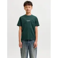 JACK&JONES JUNIOR T-shirt - Noos - JjeSoho - Scarab m. Logo - - 8 år (128) - T-Shirt