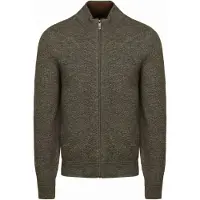 State of Art Vest Structure Melange Brun måle